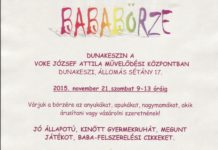 November 21.| Bababörze a Művelődési Központban