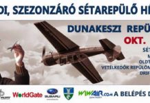 Október 24-25.| Családi, szezonzáró sétarepülős hétvége