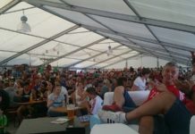 Mámoros szurkolói sátor, 6 gólos döntetlen Portugália ellen