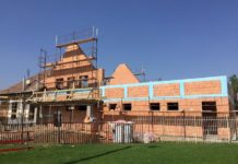 Új öltözőépület a Kinizsinél