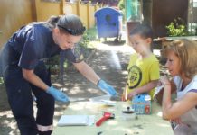 Gyerekeket leptek meg a rendőrök