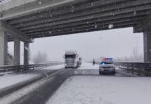 Hófúvás miatt elsőfokú vészjelzés Pest megyében