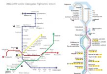 Újabb térkép a 3-as metró meghosszabbításáról