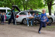 Traffipax mérte a fiatalok futását