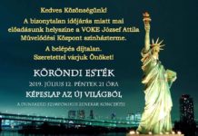 Pénteken ismét Köröndi esték