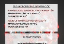 Kilencen vannak karanténban Dunakeszin