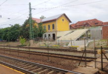 Lebontották az állványzatot a nagyállomásról