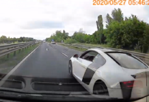 Így filmezték le az emberkedő audist az M0-on