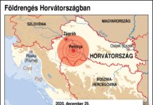 Dunakeszin is lehetett érezni az újabb horvátországi földrengést