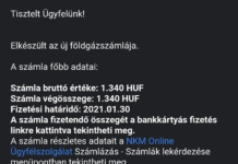 Dunakeszin is támadnak az adathalászok, “MVM-számlákat” küldenek