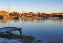 Hártyavékony a tóvárosi tó jege, nehogy rámenjen!