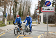 Tuzson Bence és Dióssi Csaba már végighajtott az új kerékpárúton