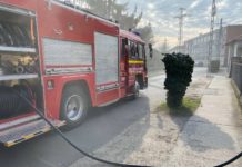 Tűz volt a Vasút utcában