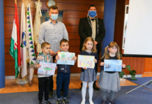 Óriásplakátokon találkozhatunk majd a dunakeszi gyerekek vizes rajzaival