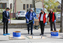 Nézzen a földre! Új piktogramok Dunakeszin