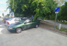 4 új parkoló a Liget utca végénél