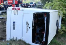 Felüljárónak rohant, legkevesebb 8-an meghaltak hajnalban az M7-esen történt buszbalesetben