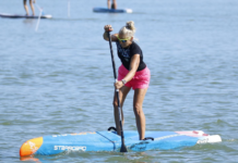 Már lehet suppozni a dunakeszi strandon, de csak óvatosan!