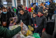 Nagyon sok ukrán menekült érkezik a Nyugati pályaudvarra