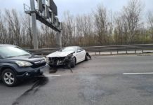 Komoly baleset az M0-áson az M2-es közelében