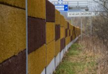 Szétszórja a zajt, különleges falakat kapott az M0-ás Dunakeszinél