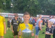 A dunakeszi, 14 éves Adi Bence a Dortmund színeiben is bizonyított