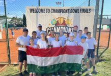 Címvédőként képviselte Magyarországot a Dunakeszi Teniszklub