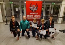 A VSD kempósai 15 érmet nyertek a 2022-es UWSKF kempo világbajnokságon