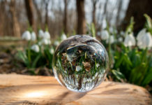 Hóvirágba borult az arborétum