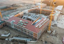 Már az ácsok dolgoznak a Dunakeszi Diáknegyed épületein