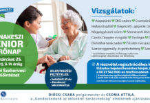 Már lehet jelentkezni a II. dunakeszi szenior szűrőnapra
