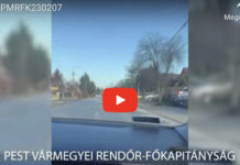Videó az autós üldözésről – Dunakeszin fogták el