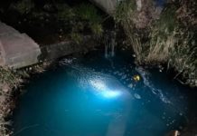 Folyik a vizsgálat a Kiscsurgó vízének elszíneződése ügyében