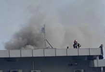 FRISSÍTÉS – Hatalmas lángokkal ég a fóti csarnok, az M3-ast is lezárták