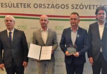 SOSZ közösségi sportszervezeti díjat kapott a Városi Sportegyesület Dunakeszi