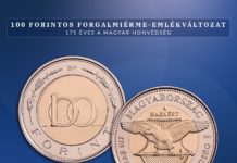 Új 100 forintos emlékérme jelent meg a 175 éves Magyar Honvédség tiszteletére