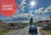 Figyelem! – Lezárás a Kossuth Lajos utcánál