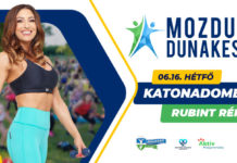 Rubint Réka várja a mai mozdulókat a Katonadombon
