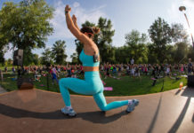 Rubint Rella pörgős órával lepte meg a Mozdulj, Dunakeszi! résztvevőit