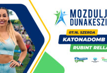 Rubint Rella érkezik a Mozdulj, Dunakeszi! színpadára