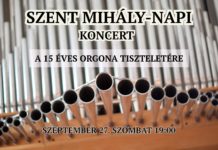 Szent Mihály-napi koncert a 15 éves orgona tiszteletére