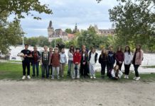 Cseh diákok látogatása a Széchenyibe