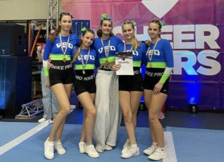 Két aranyéremmel tértek haza a VSD cheerleader lányai a November Cheer Cupról