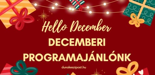 Decemberi programajánlónk