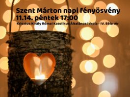 Szent Márton-napi fényösvény