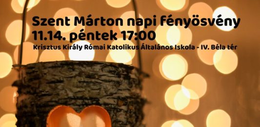Szent Márton-napi fényösvény