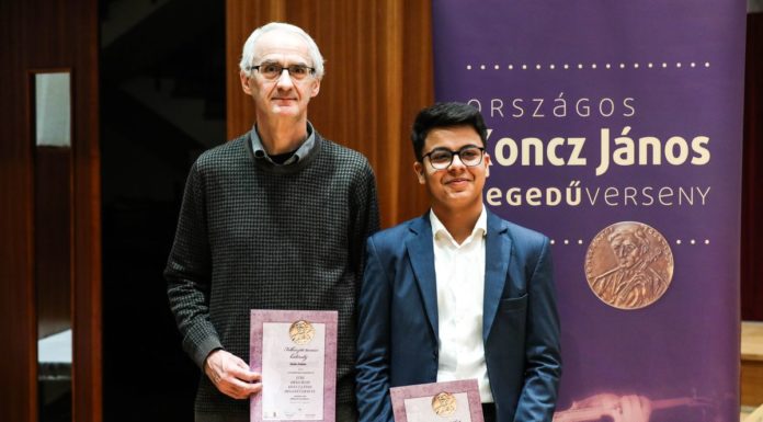 Dunakeszi növendék lett a győztes a XVIII. Országos Koncz János Hegedűversenyen – Különleges díjat kapott