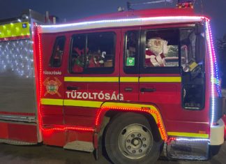 VÁLTOZÁS – Új időpontban érkezik a tűzoltóautós Mikulás