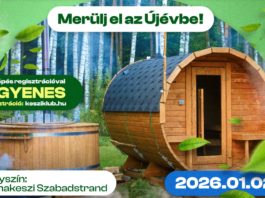 Ilyen még nem volt! – Újévi szaunaszeánsz jeges dunai csobbanással