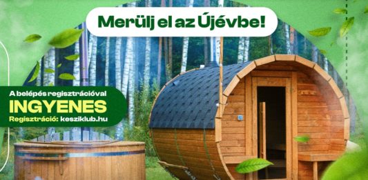 Ilyen még nem volt! – Újévi szaunaszeánsz jeges dunai csobbanással